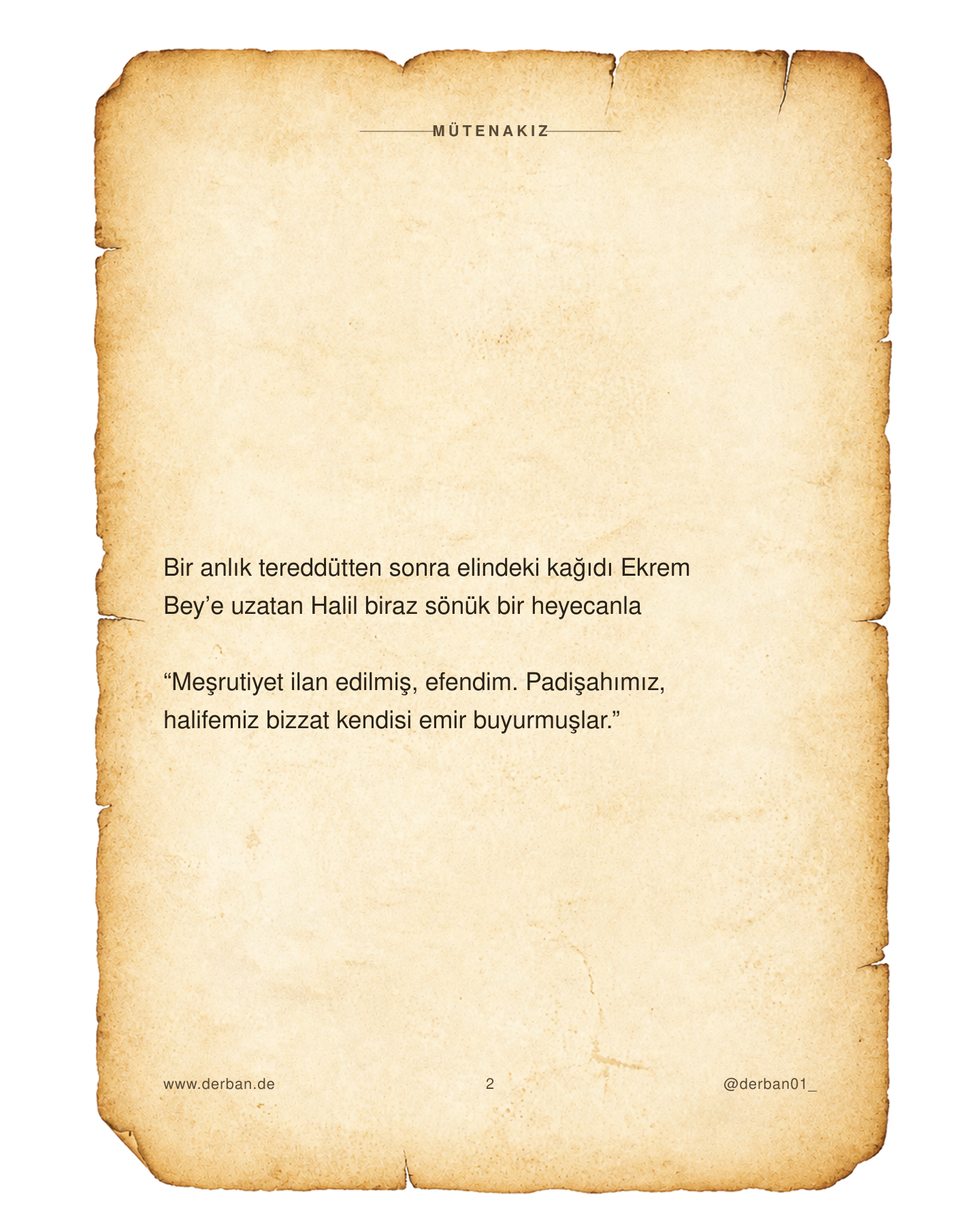 Mütenakız · Bölüm 1 · Telgraf, slayt 3