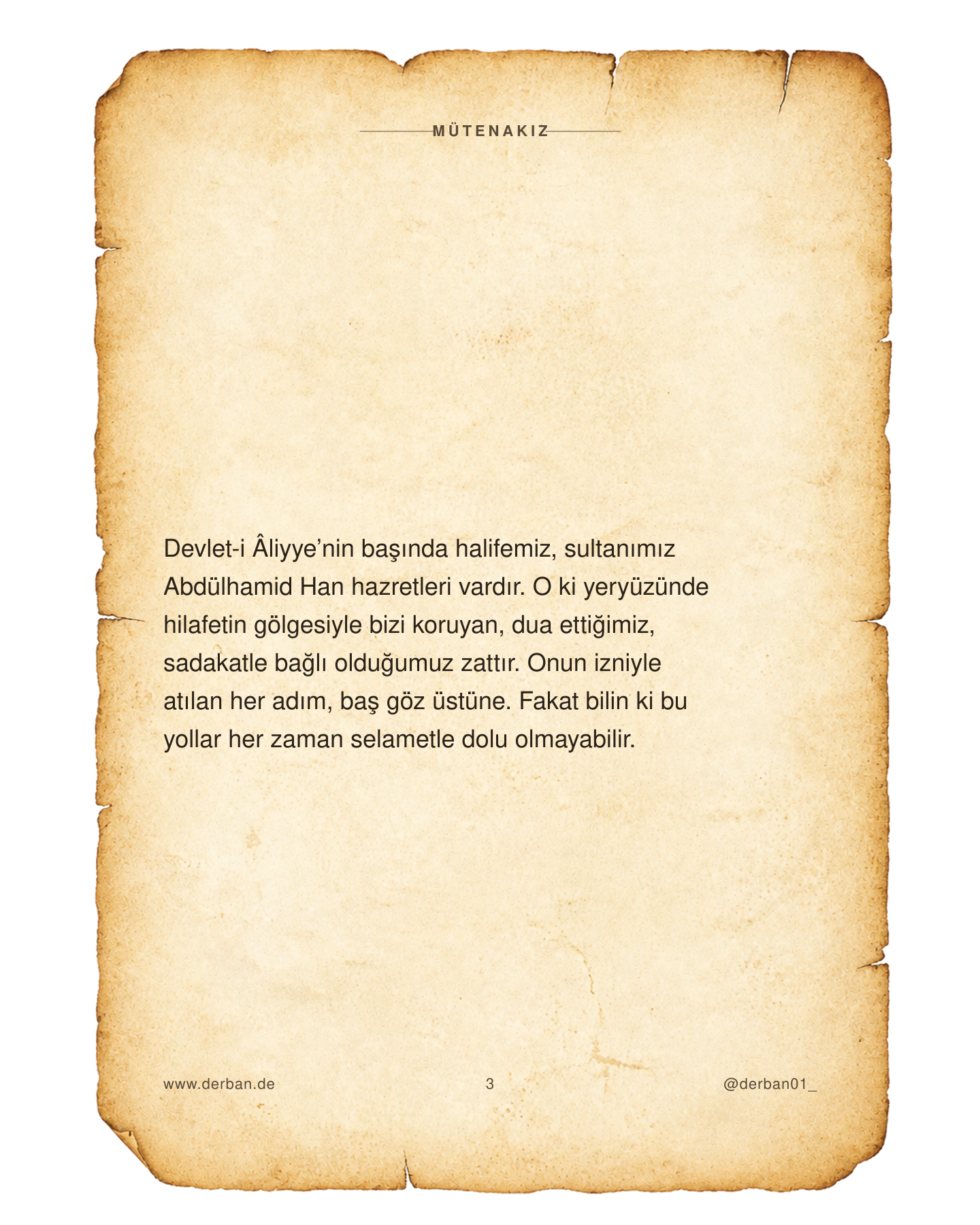 Mütenakız · Bölüm 2 · Şeyh'in Sükûtu, slayt 4