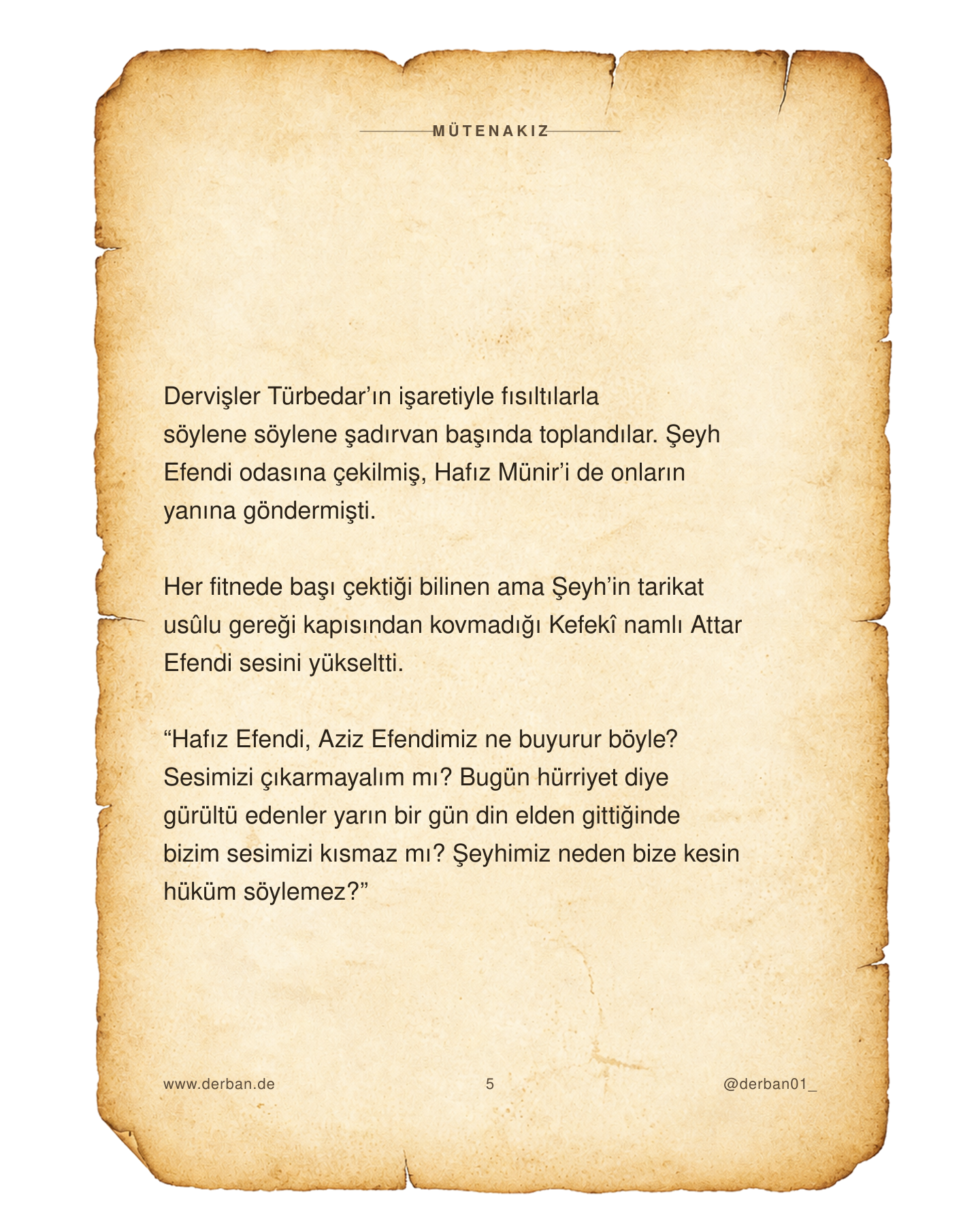 Mütenakız · Bölüm 2 · Şeyh'in Sükûtu, slayt 6
