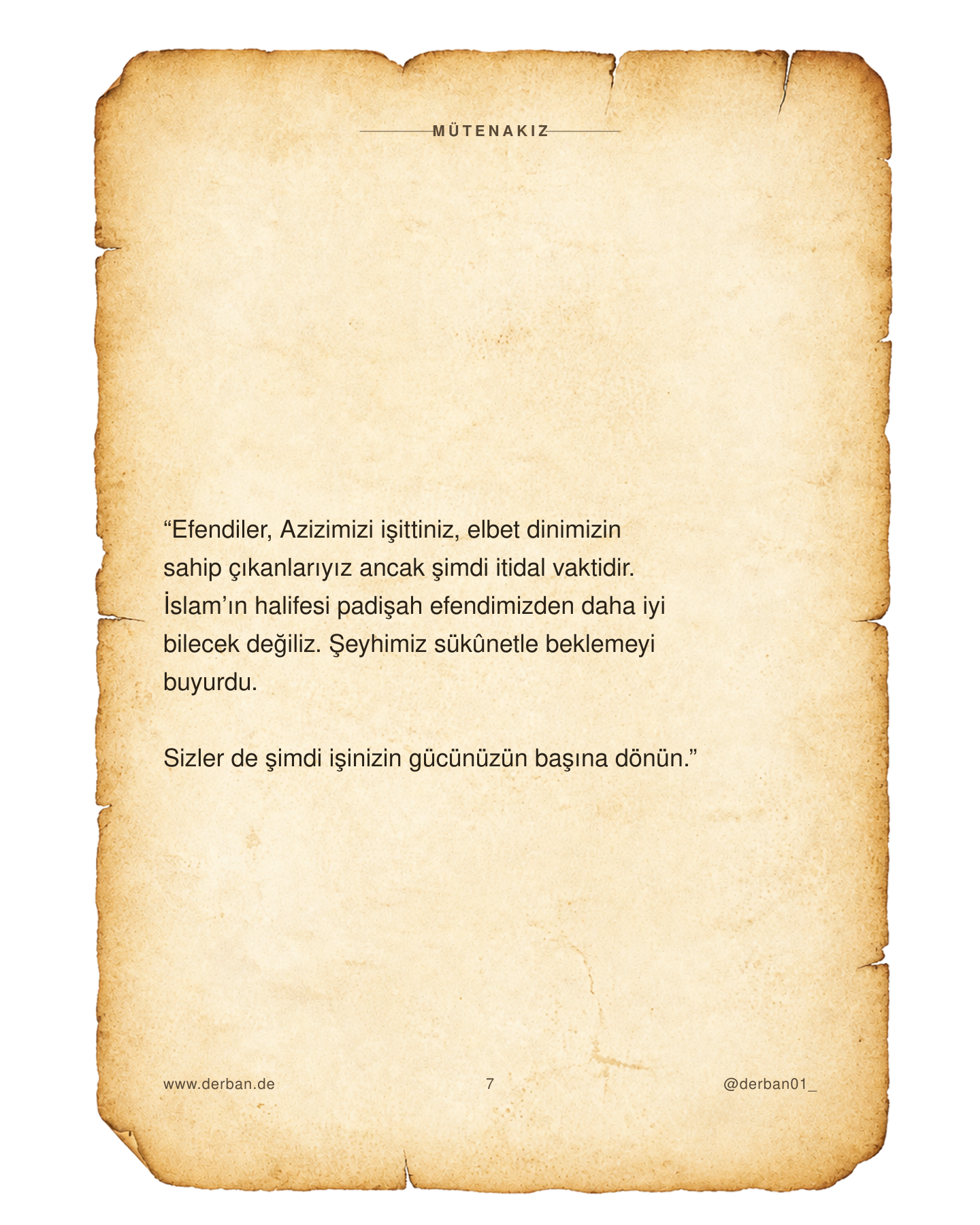 Mütenakız · Bölüm 2 · Şeyh'in Sükûtu, slayt 8