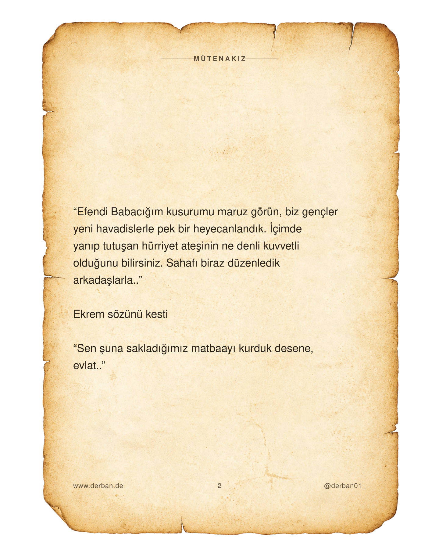 Mütenakız · Bölüm 3 · Sadâ-yı Hürriyet, slayt 3