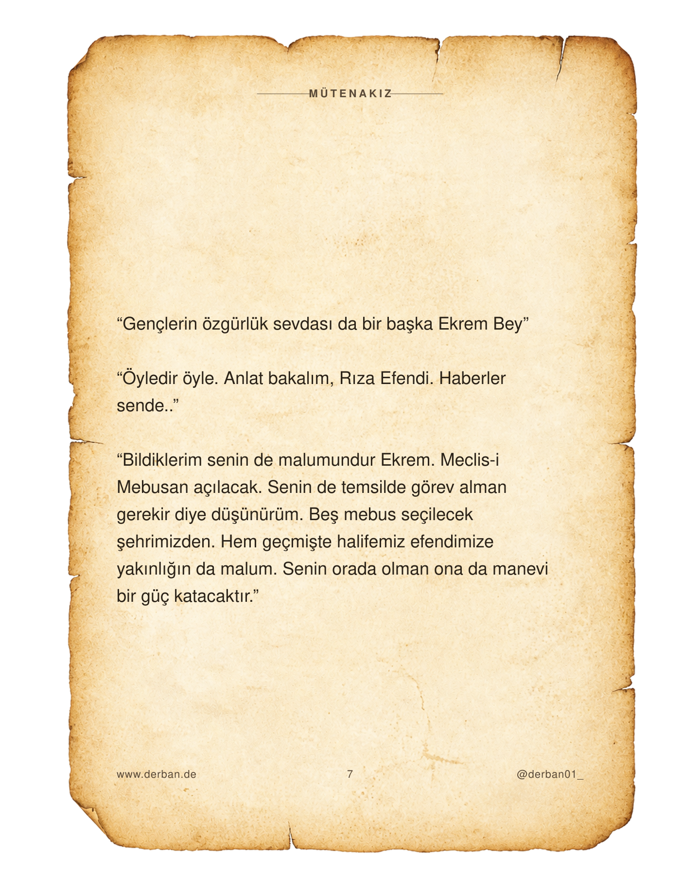 Mütenakız · Bölüm 3 · Sadâ-yı Hürriyet, slayt 8