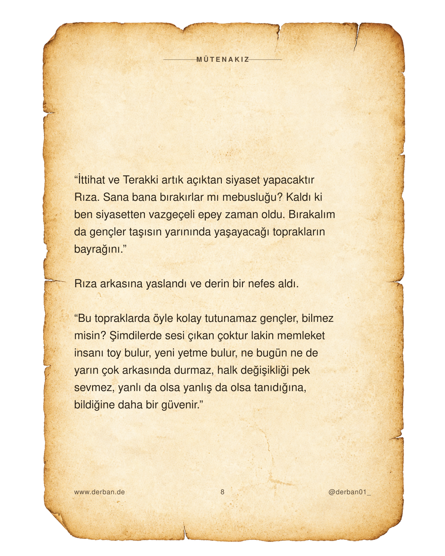 Mütenakız · Bölüm 3 · Sadâ-yı Hürriyet, slayt 9