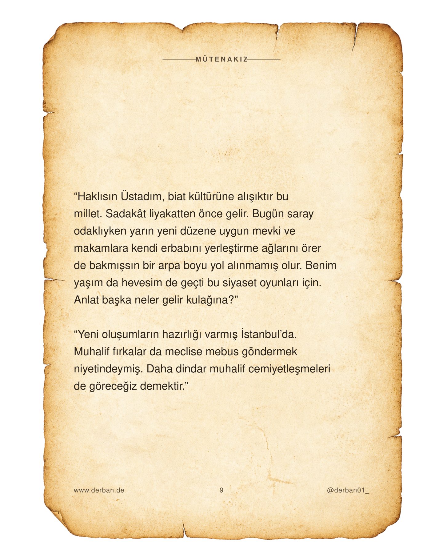 Mütenakız · Bölüm 3 · Sadâ-yı Hürriyet, slayt 10