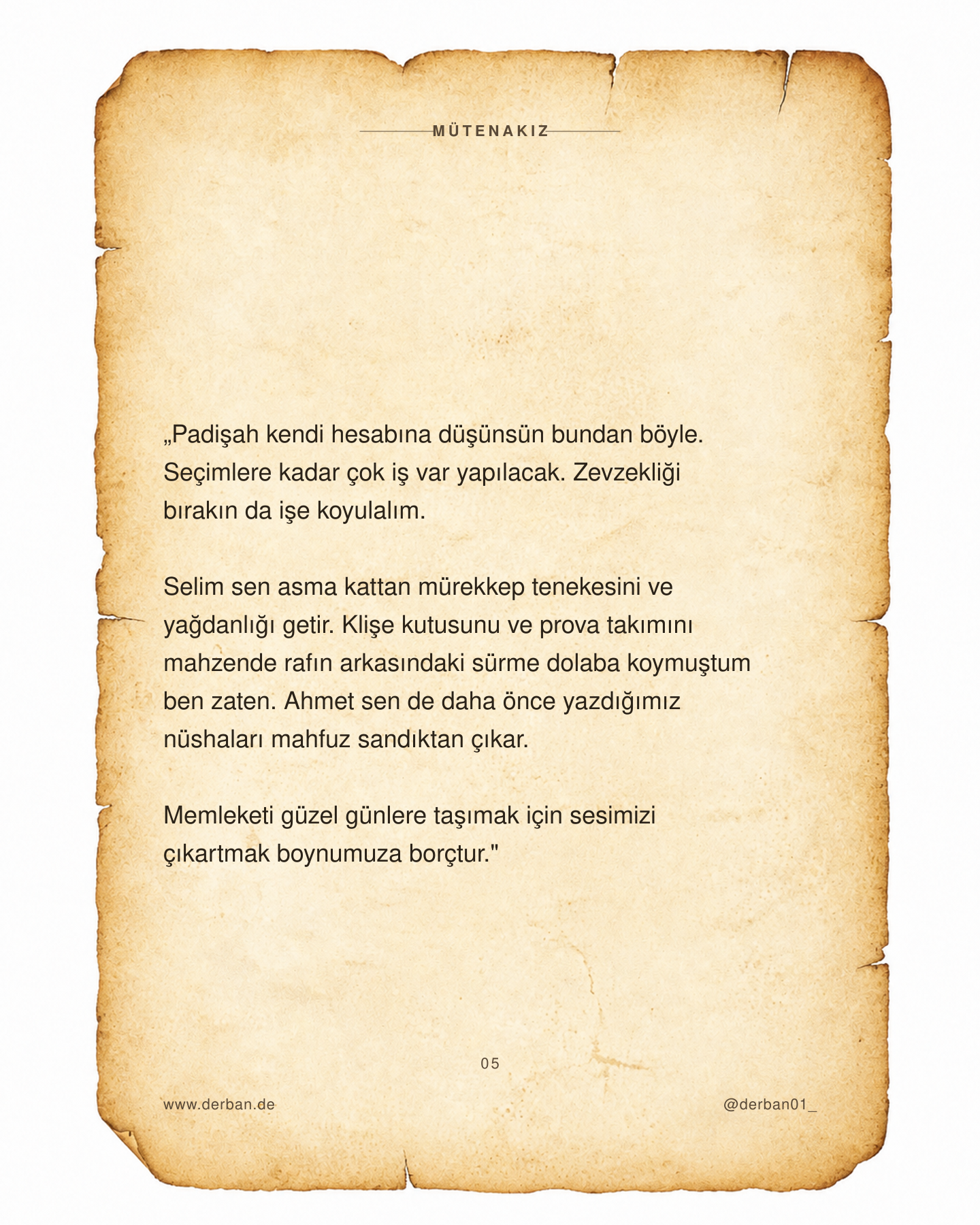 Mütenakız · Bölüm 4 · Susma!, slayt 5